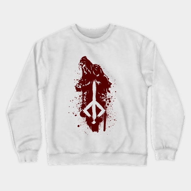 Bloodborne, Beast blood hunter's rune Crewneck Sweatshirt by Gammatrap